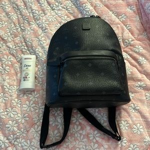 Black MCM Backpack
